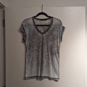 Bershka Acid wash grey t-shirt